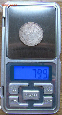 Германия, 2 рейхсмарки 1938 года, до 07.11.23 22-00 МСК. - в1
