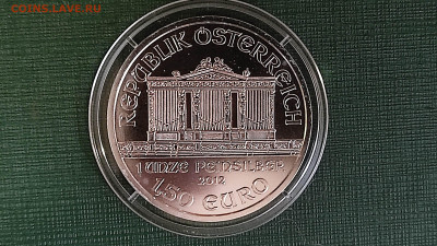 1.5 евро Republik Osterreich 2012 г до 12.11.23 в 22.00 МСК - 1699426212811