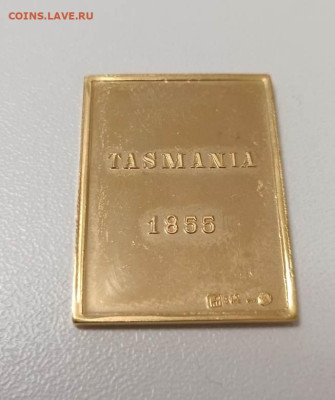 Золотая почтовая марка 1 пенни. Тасмания 10,07гр до 14.11 - 85daba52-abee-40b4-b96d-235ed54d84eb
