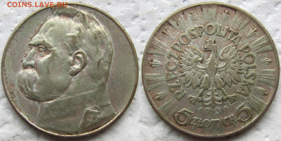 Польша, 5 злотых 1934 и 1936 годов, до 13.11.23 22-00 МСК. - 11