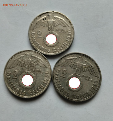 2 марки 1936 год двор D,G,J на оценку - 1673606609560