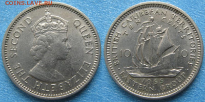 Брит Карибы 10 центов 1965 до 15-11-23 в 22:00 - 47.19. -Брит Карибы 10 центов 1965    5915