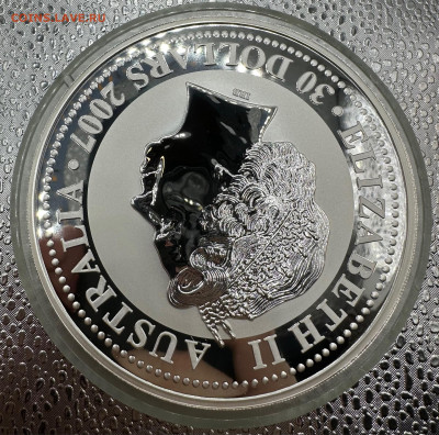 30 долларов 2007.  "Год Крысы". Серебро 999. 1 кг. Австралия - image-20-10-23-10-10-11
