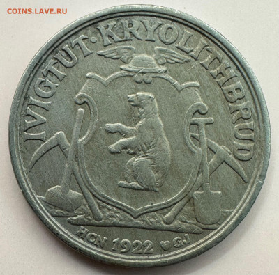 Гренландия. 50 эре. 1922. R!!! - image-10-11-23-10-07-2