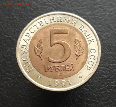 5 РУБЛЕЙ 1991 год. К. К. РЫБНЫЙ ФИЛИН. До 17.11. - 20231111_133832.JPG