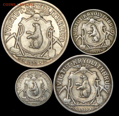 Гренландия. 50 эре. 1922. R!!! - nabor-iz-4-h-monet-1922-grenlandiya_31688-1