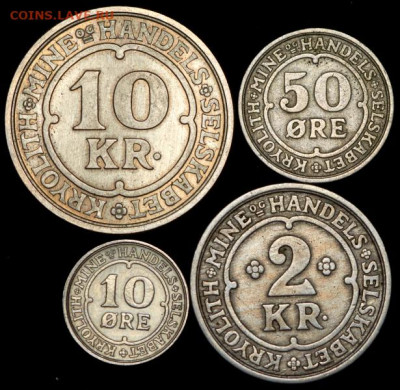 Гренландия. 50 эре. 1922. R!!! - nabor-iz-4-h-monet-1922-grenlandiya_31688-2