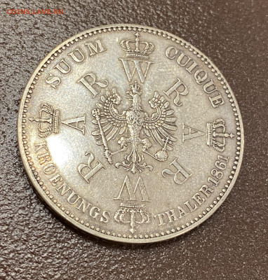 1 Талер 1861г. СВАДЕБНЫЙ с остатком блеска - IMG_7476