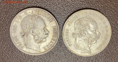 1форинт1872г и 1 флоринт 1884 Франц Иосиф хорошие - IMG_7490