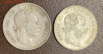 1форинт1872г и 1 флоринт 1884 Франц Иосиф хорошие - IMG_7489