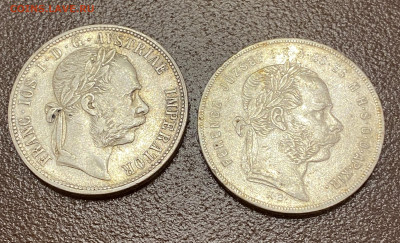 1форинт1872г и 1 флоринт 1884 Франц Иосиф хорошие - IMG_7488