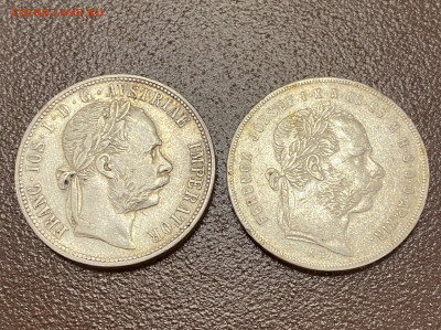 1форинт1872г и 1 флоринт 1884 Франц Иосиф хорошие - IMG_7487