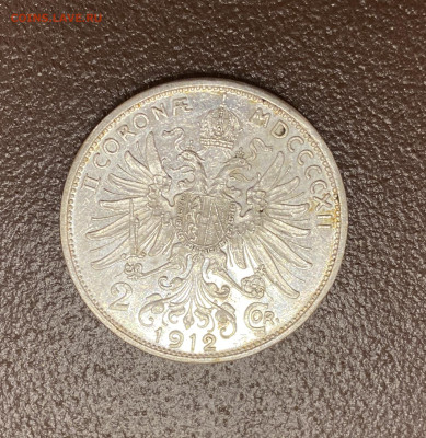 2 короны 1912 Франс Иосиф , с остатком блеска - IMG_7503