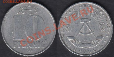Германия 10 пфеннигов 1968 до 04.01.2012 21-30 - Германия 10 пфеннигов 1968