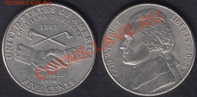 США 5 центов 2004 до 04.01.2012 21-30 - США 5 центов 2004