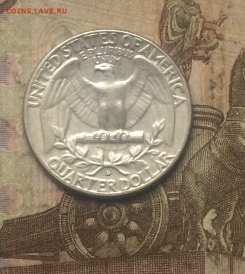 США 25 центов (Квотер) 1964 года. до 15.11 - 24