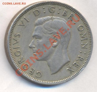 Великобритания 2 шиллинга 1951 г.До 5.01.12 г. 21-00 МСК. - 2 ш 51.1