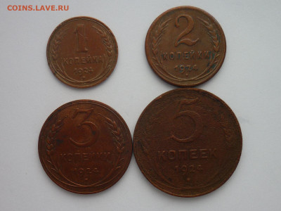 1, 2, 3 и 5 копеек 1924г., до 18.11.23г., 22.00 - P1220210.JPG