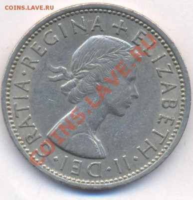 Великобритания 2 шиллинга 1967 г.До 5.01.12 г. 21-00 МСК. - 2 ш 67.j1