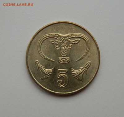 Кипр 5 центов 2004 г. (Бык) С рубля! до 20.11.23 - DSCN7055.JPG