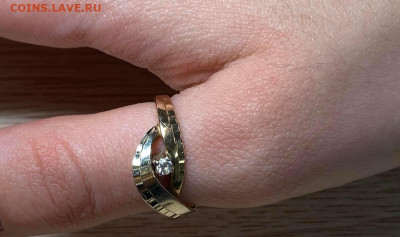 кольцо с камушком и вставкой  (золото 585пр) №2 до 21.11.23 - IMG-3f0a4f05a8eb24163ca7cfeb5dc13b7a-V