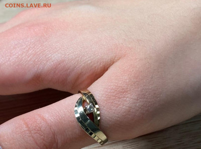 кольцо с камушком и вставкой  (золото 585пр) №2 до 21.11.23 - IMG-44765ce1895aaad904a8d2fce6fca931-V