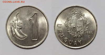 Уругвай 1 новый песо 1980 года -19.11 - IMG_20231113_193409