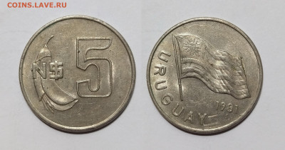 Уругвай 5 новых песо 1981 года -19.11 - IMG_20231113_193504