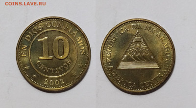 Никарагуа 10 сентавос 2002 года -19.11 - IMG_20231113_194215