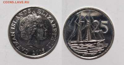 Каймановы острова 25 центов 2005 г Корабль -19.11 - IMG_20231113_194700