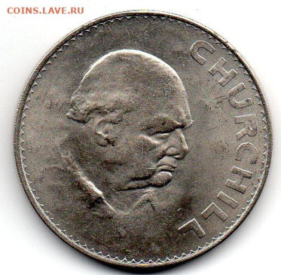 Англия 1 крона 1965 г. ЧЕРЧИЛЛЬ  до 19.11 - 4