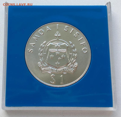 Крона Шайба Самоа 1 Тала 1982 Игры Содружества метание Копья - krona_shajba_samoa_1_tala_1982_igry_sodruzhestva_metanie_kopja_unc_pamjatnaja_korobka_sport (1)