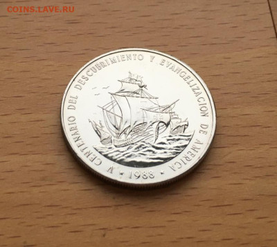 КПД Доминикана 1 песо 1988 500 лет открытию Америки Корабль - kpd_dominikana_1_peso_1988_500_let_otkrytiju_i_evangelizacii_ameriki_konvert_pervogo_dnja_marka (4)