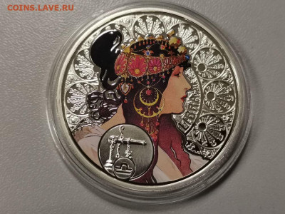 1 доллар 2011 Ниуэ, Зодиак А.Мухи, Весы, Ag925, до 24.11 - ЯЯ Муха-Весы-1
