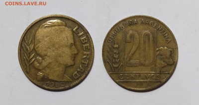 Аргентина 20 сентавос 1950 года - 23.11 - IMG_20231113_194406