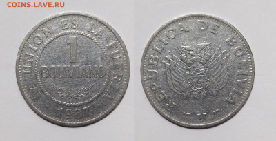 Боливия 1 боливиано 1987 года - 23.11 - IMG_20231116_193017
