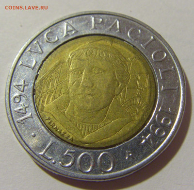 500 лир 1994 Пачоли Италия №1 25.11.2023 22:00 МСК - CIMG9708.JPG