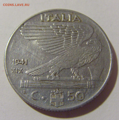 50 чентезимо 1941 Италия №1 25.11.2023 22:00 МСК - CIMG9744.JPG
