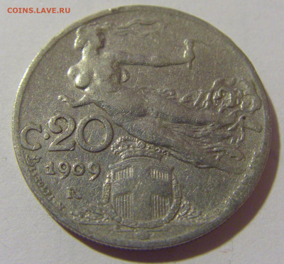 20 чентезимо 1909 Италия №2 25.11.2023 22:00 МСК - CIMG9780.JPG