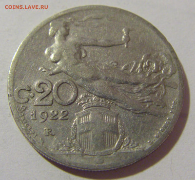 20 чентезимо 1922 Италия №2 25.11.2023 22:00 МСК - CIMG9824.JPG