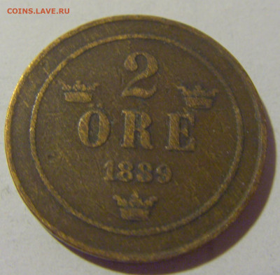 2 эре 1889 Швеция №1 25.11.2023 22:00 МСК - CIMG9916.JPG