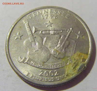 25 центов 2002 Теннесси США потертая №1 25.11.23 22:00 М - CIMG0201.JPG