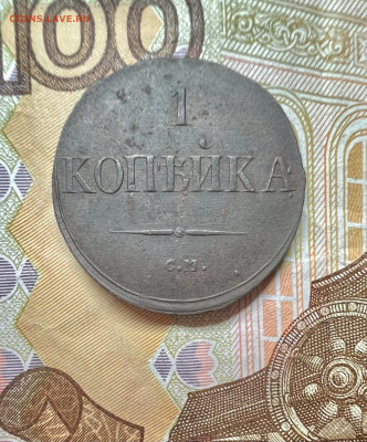 1 копейка 1831 СМ до 21.11.2023 - 72162C45-61EC-478B-8EAB-E60CECDBDAFD