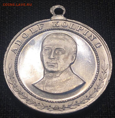 Медаль Adolf Kolping Пруф вроде, алюминий - IMG_9895