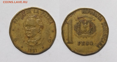 Доминикана 1 песо 1991 года - 26.11 - IMG_20231120_153711