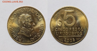 Уругвай 5 песо 2005 года - 26.11 - IMG_20231120_154731