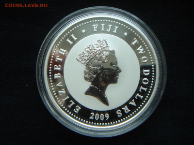 2 доллара Фиджи. 1 Oz Ag999. Proof. Николай II. На оценку. - DSC04774 (Копировать).JPG