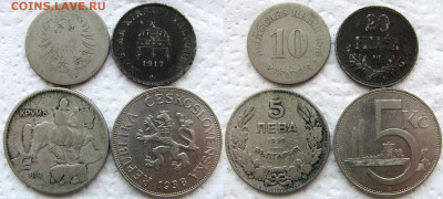Испания и др. (8 монет), до 26.11.23. - 11