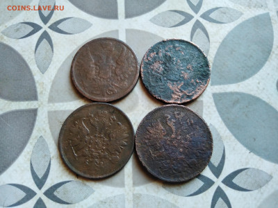 2 копейки 1853,1854,1860,1863 до 26.11.2023 - 4дв (2)