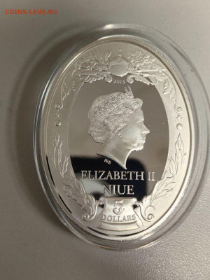 5дол 2014 Ниуэ Российск императоры Павел I, Ag999, до 27.11 - ЯЯ Император Павел1-3